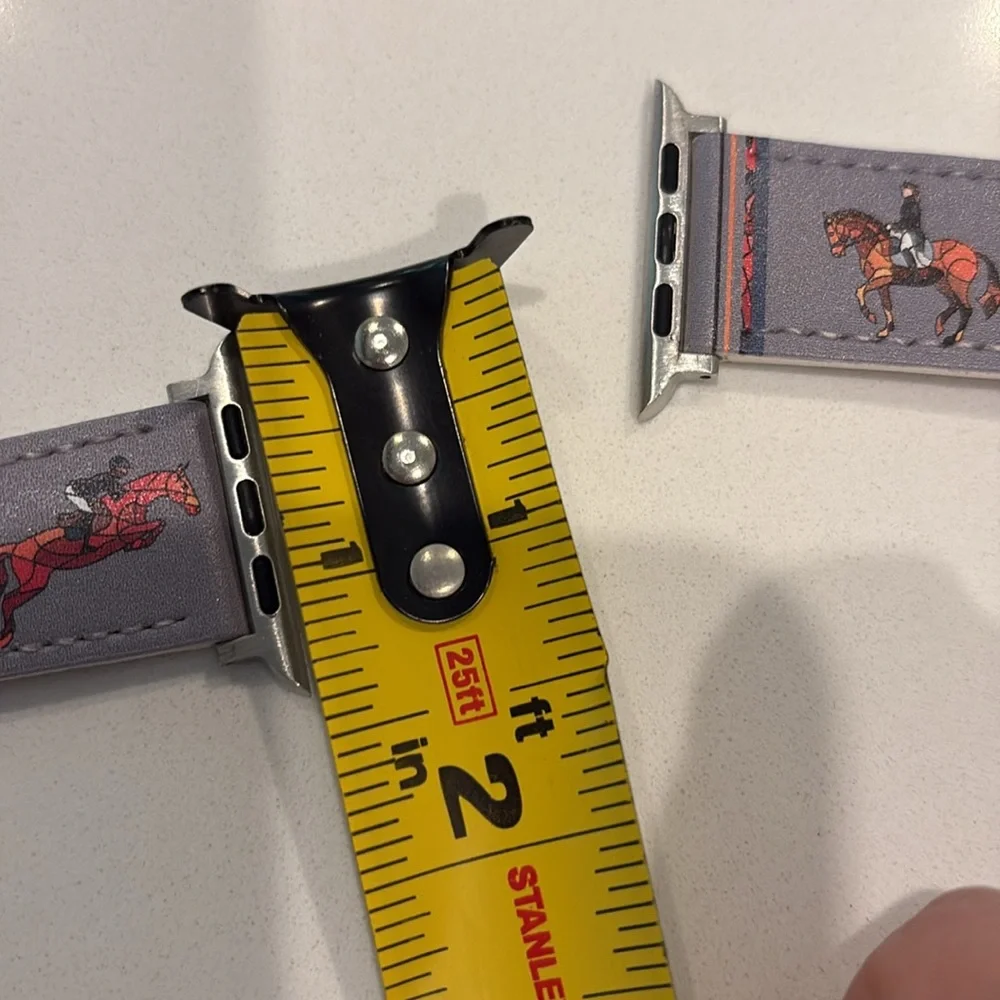 C4 Apple watch leather band equestrian 42/44 mm - Picture 4 of 6